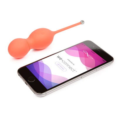 Bloom by We-Vibe Vibrating Kegel Balls - Coral