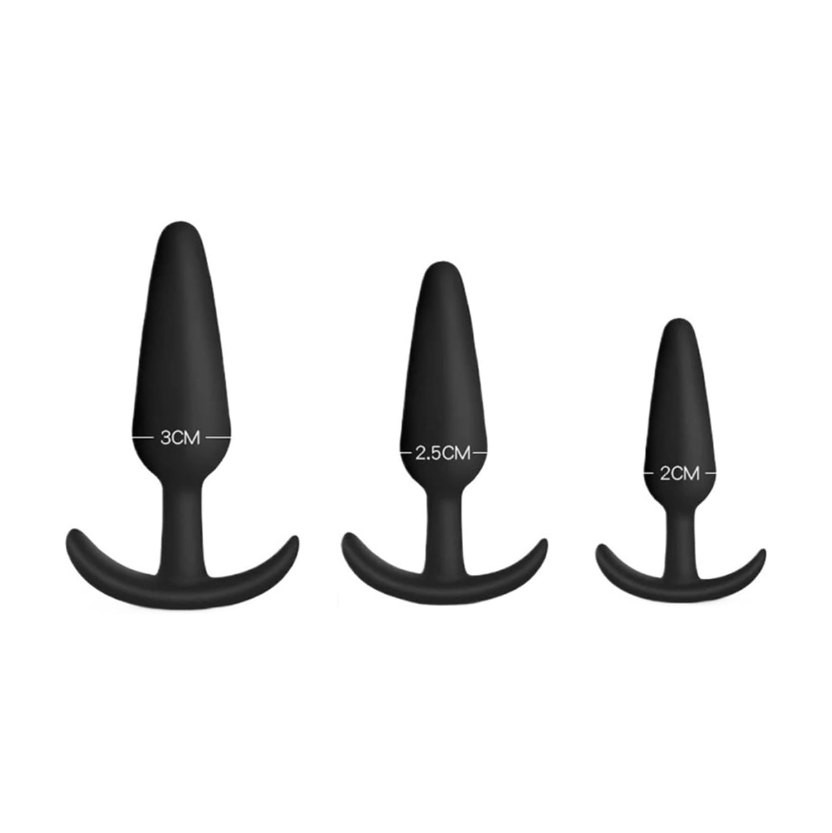 Basic Silicone Anal Plug Set
