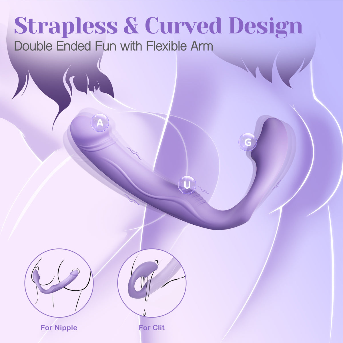 Vibromasseur double gode Tracy's Dog Cushify