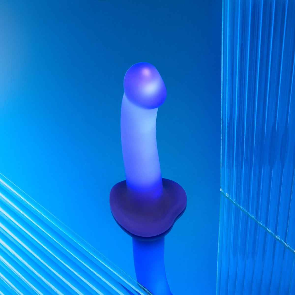 Glow-Led Dildo - Harness compatible