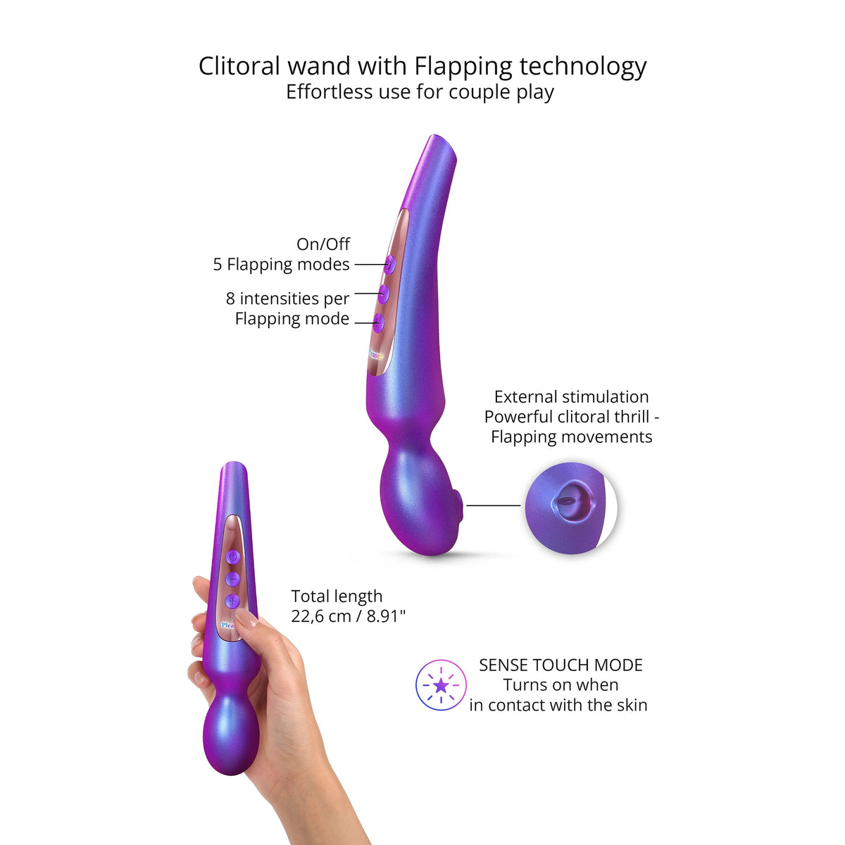 Love to Love Pleaser Wand & Clitoral Stimulator