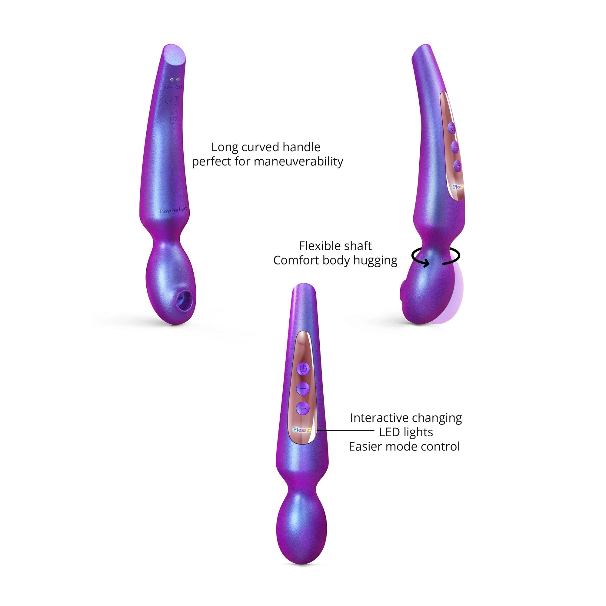 Love to Love Pleaser Wand & Clitoral Stimulator