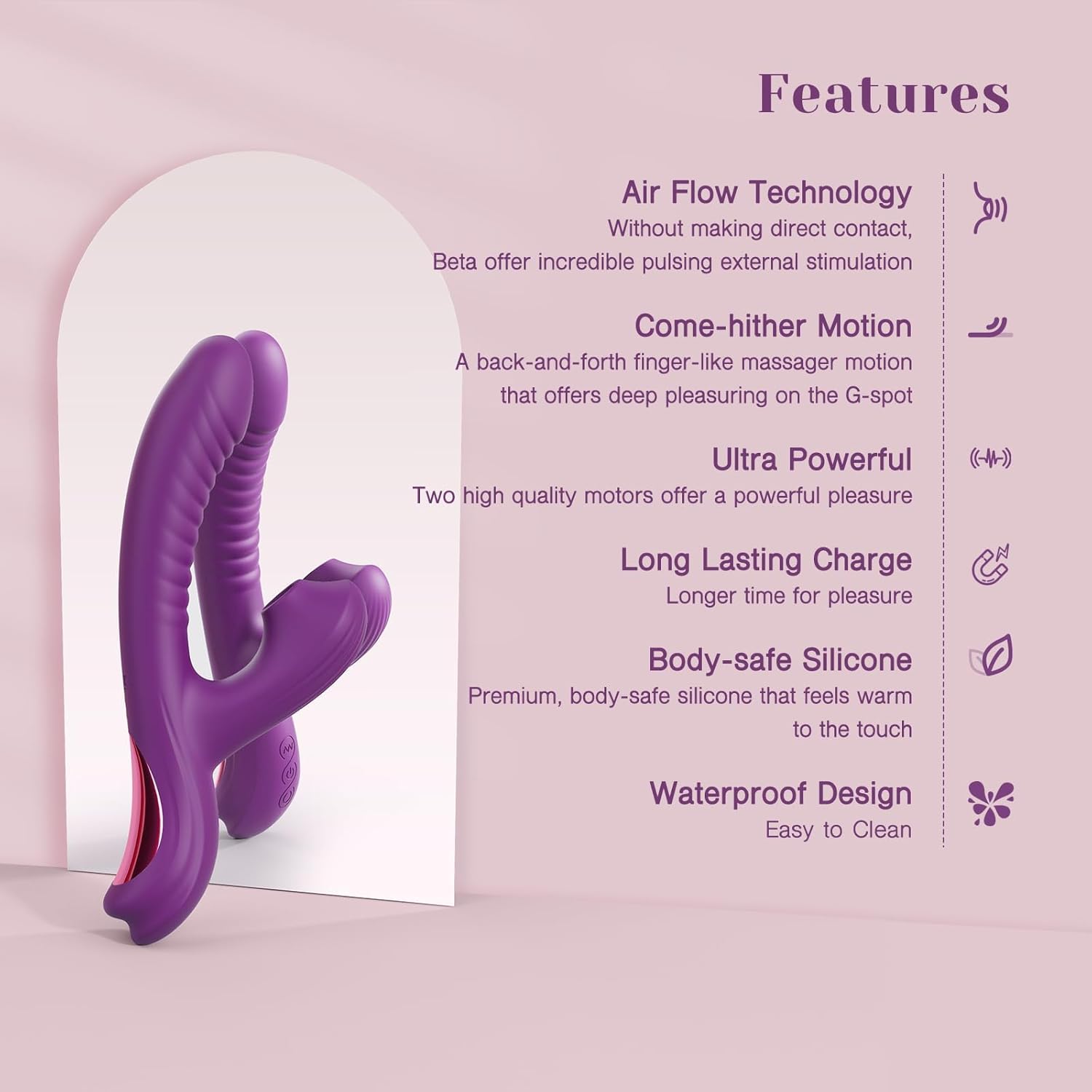 Tracy's Dog Beta 3-in-1 Rabbit Vibrator AI Version