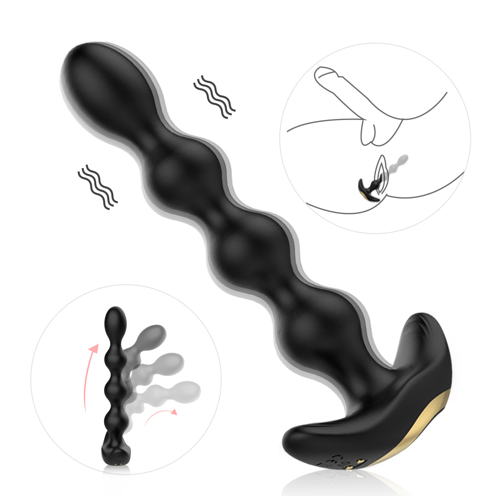 Austin Flexible Vibrating Anal Beads