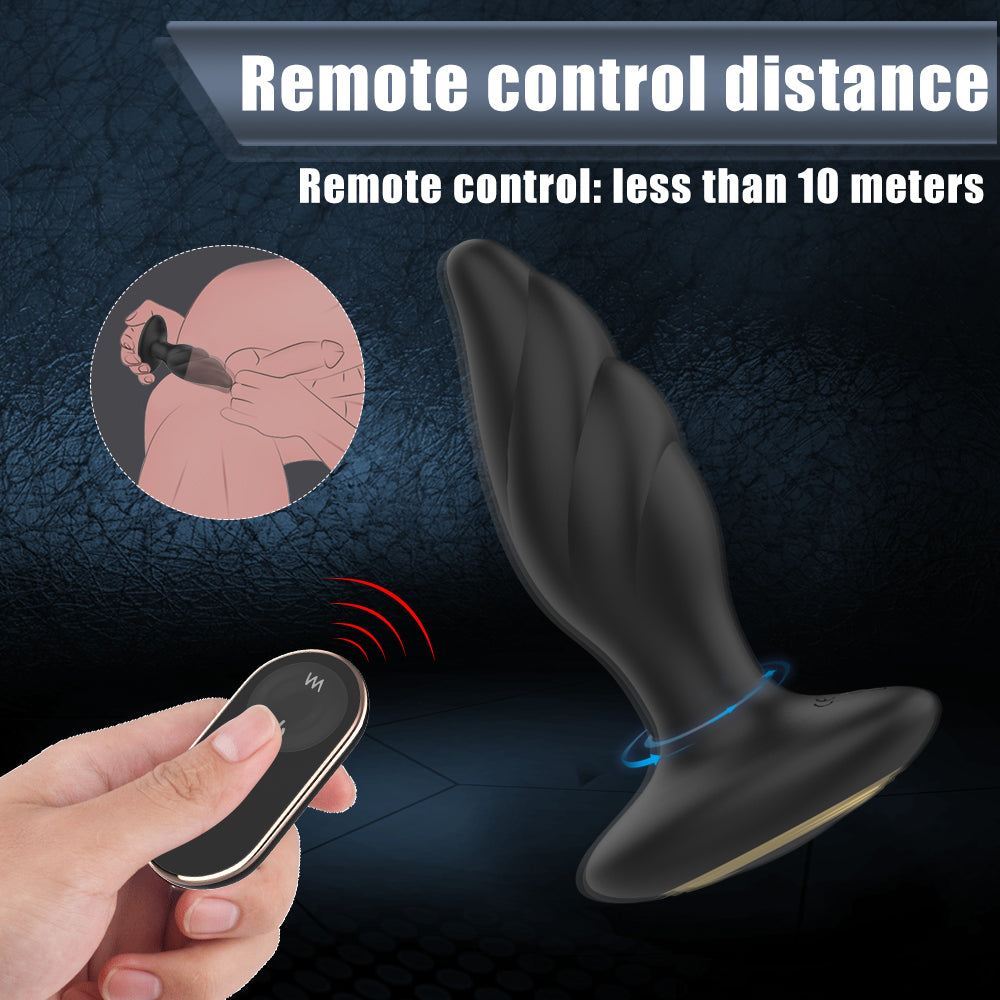 Whirlwind Remote Control Rotating Anal Plug