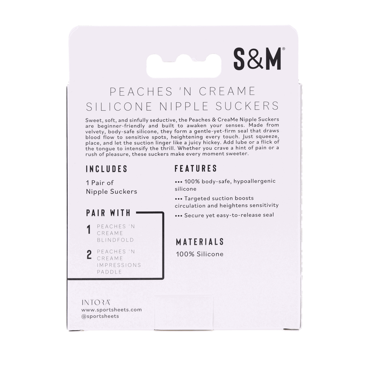 Sucettes en silicone pour tétons Peaches 'n CreaMe