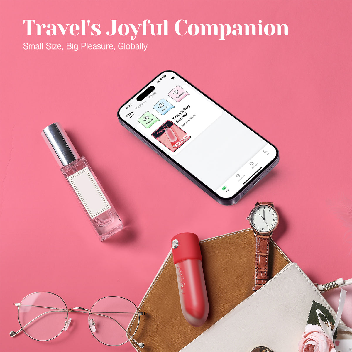 Tracy's Dog Surreal App-controlled Lipstick Vibrator