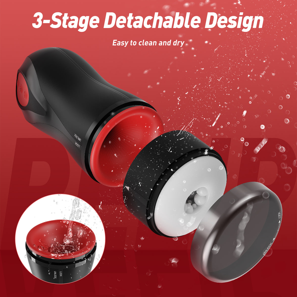 Masturbateur masculin resserrant et tourbillonnant Tracy's Dog