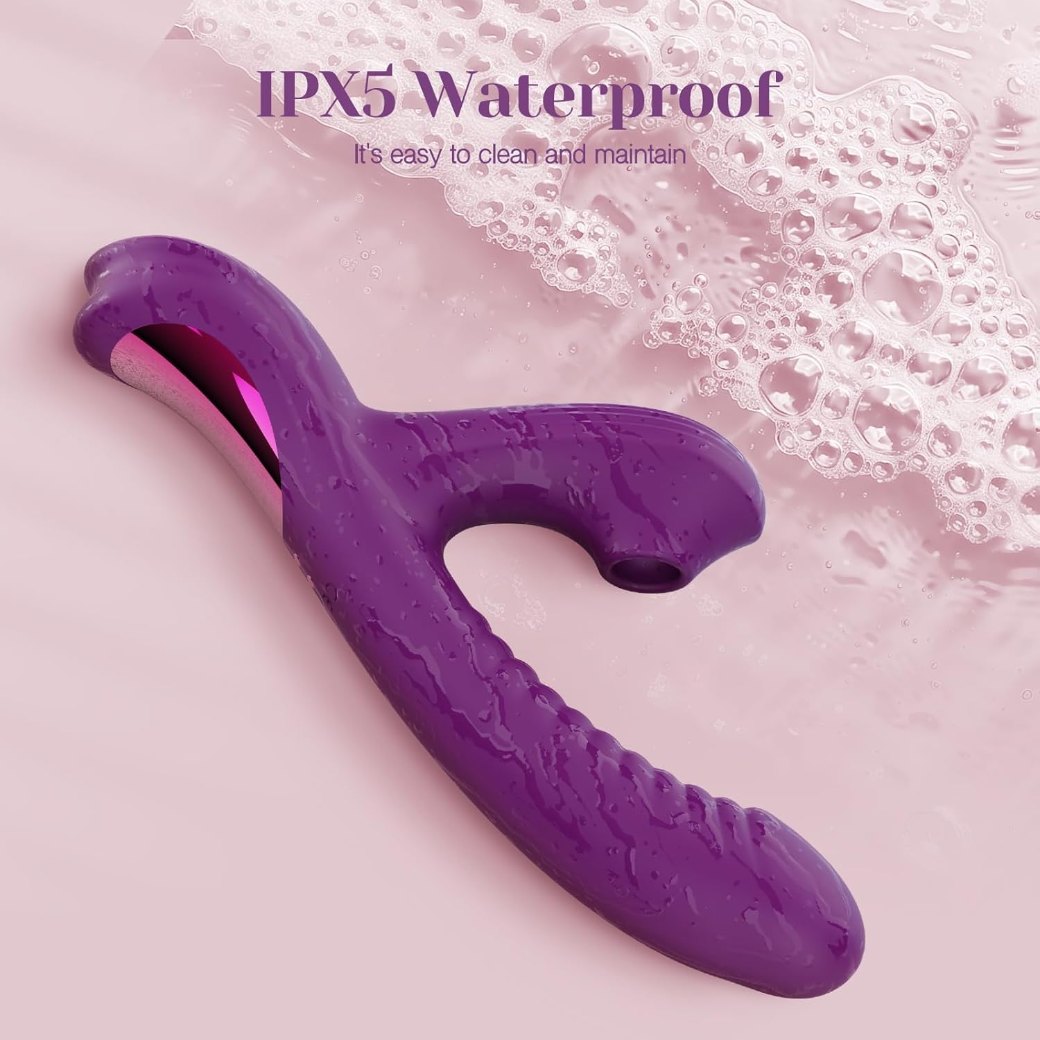 Beta Rabbit 3-in-1 Sucking, Swing Rabbit Vibrator