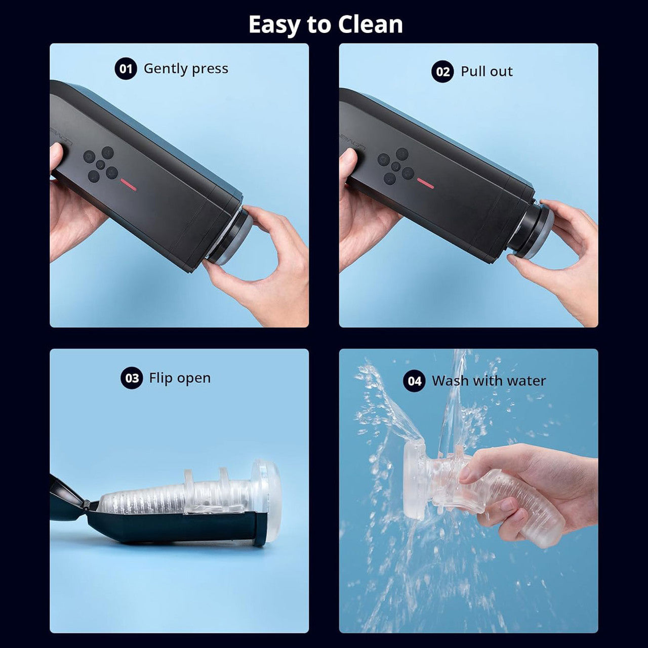 Masturbateur masculin à poussée Lovense Solace 