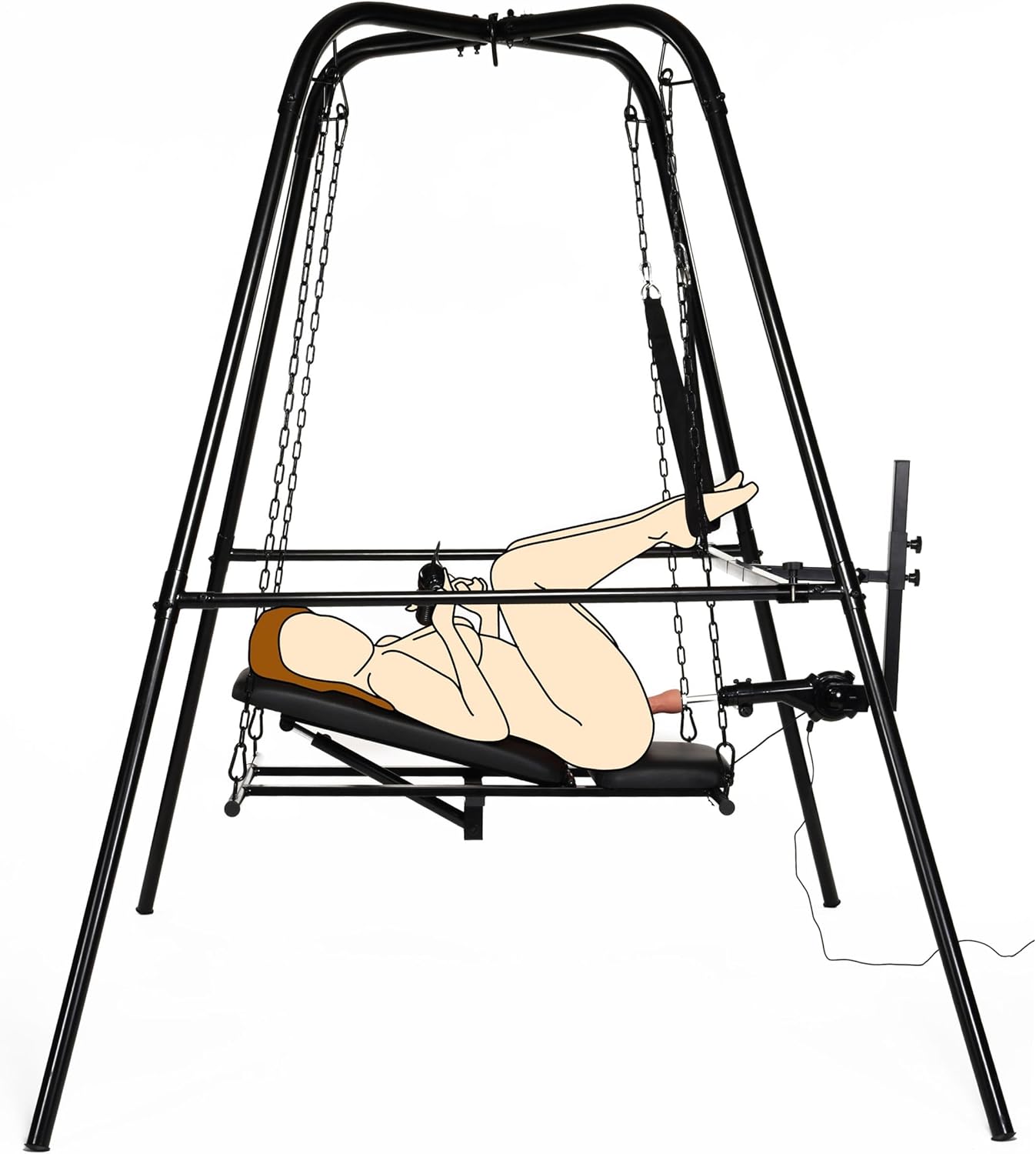 Throne Deluxe Adjustable Sling with Sex Machine