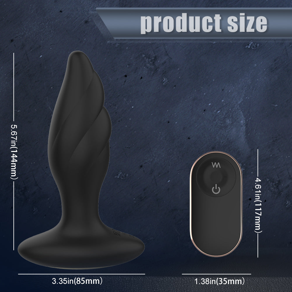 Whirlwind Remote Control Rotating Anal Plug