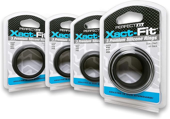 Xact-Fit Silicone Rings - #20, #21, #22