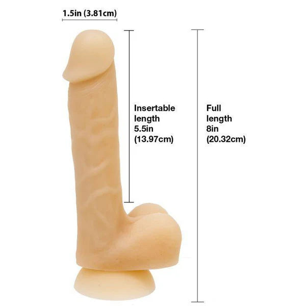 Gode ​​en silicone flexible Addiction David 8"