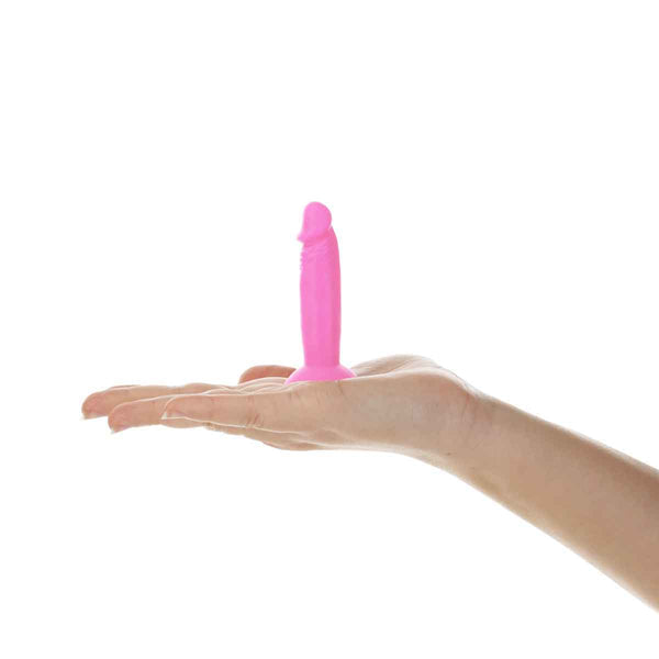 Gode ​​en silicone Silly Willy Glow in the Dark 3,3" - 12 pcs