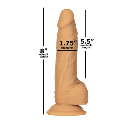 8" Rotating & Vibrating Dildo with Remote