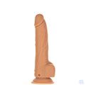 9” Thrusting Dildo with Remote - Caramel
