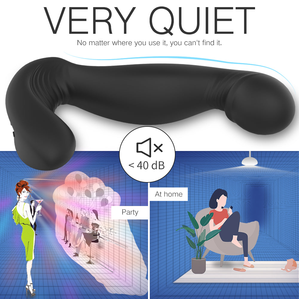 Jiggle Dual-Motor Rotating Prostate & G-Spot Plug