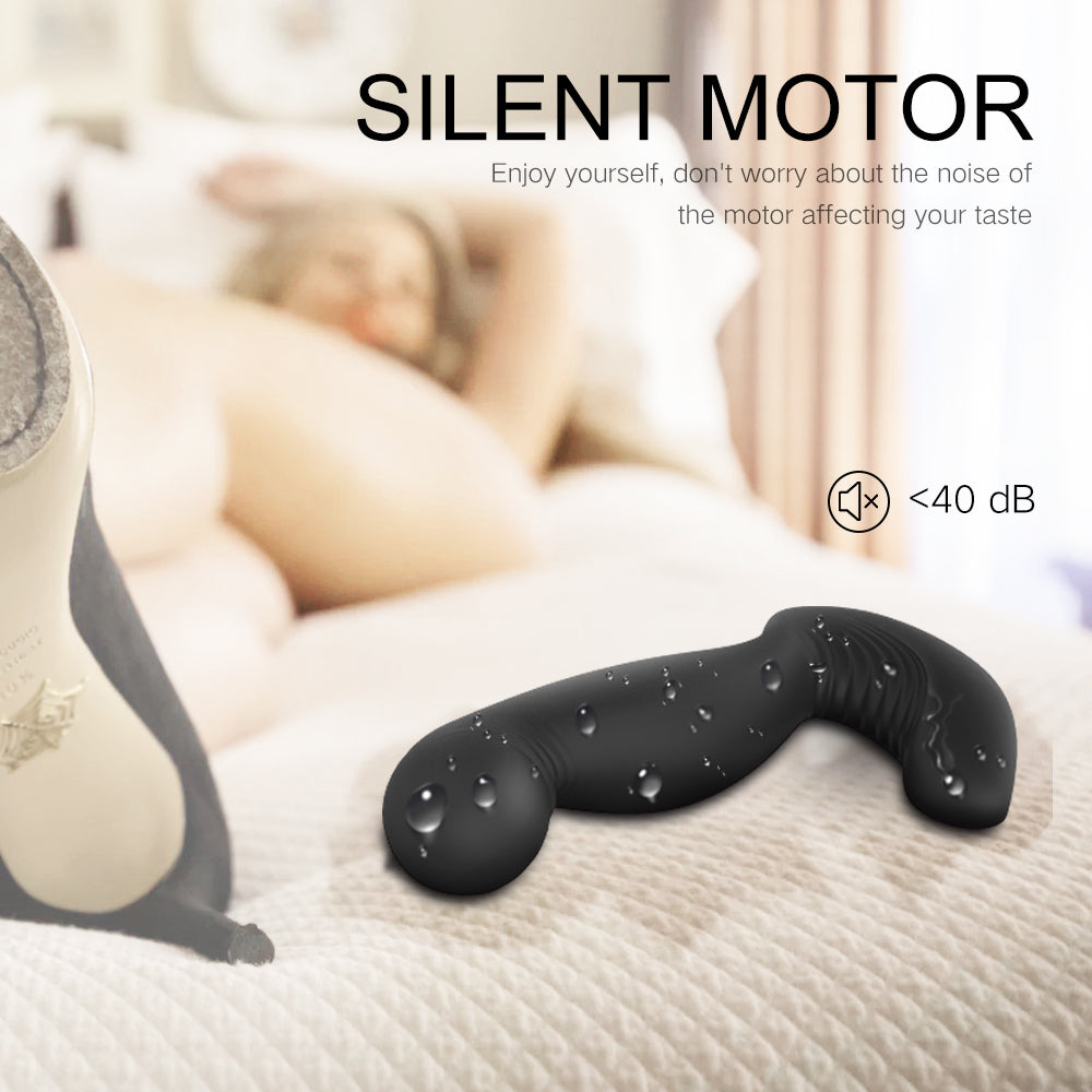 Jiggle Dual-Motor Rotating Prostate & G-Spot Plug
