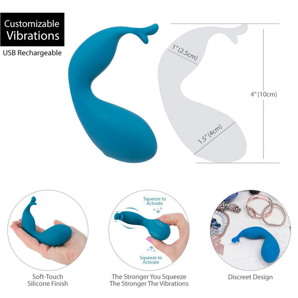 The Swan Squeeze Kiss Petite Vibrator