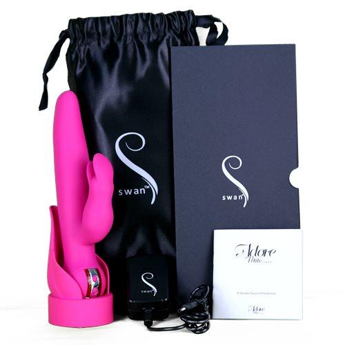 Le Swan Adore Petite Élégance Vibrateur Double en Silicone