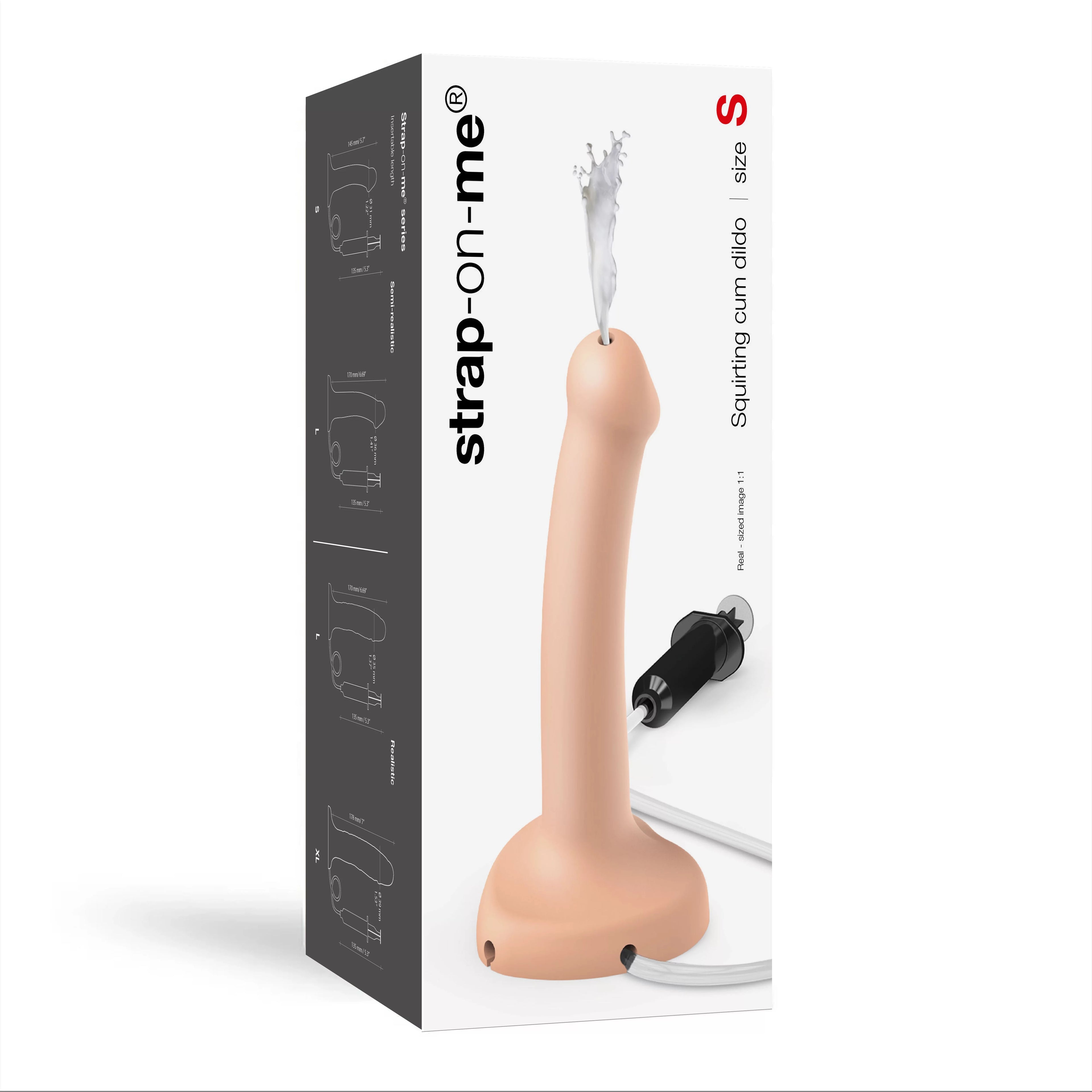 Squirting Cum Semi-Realistic Dildo
