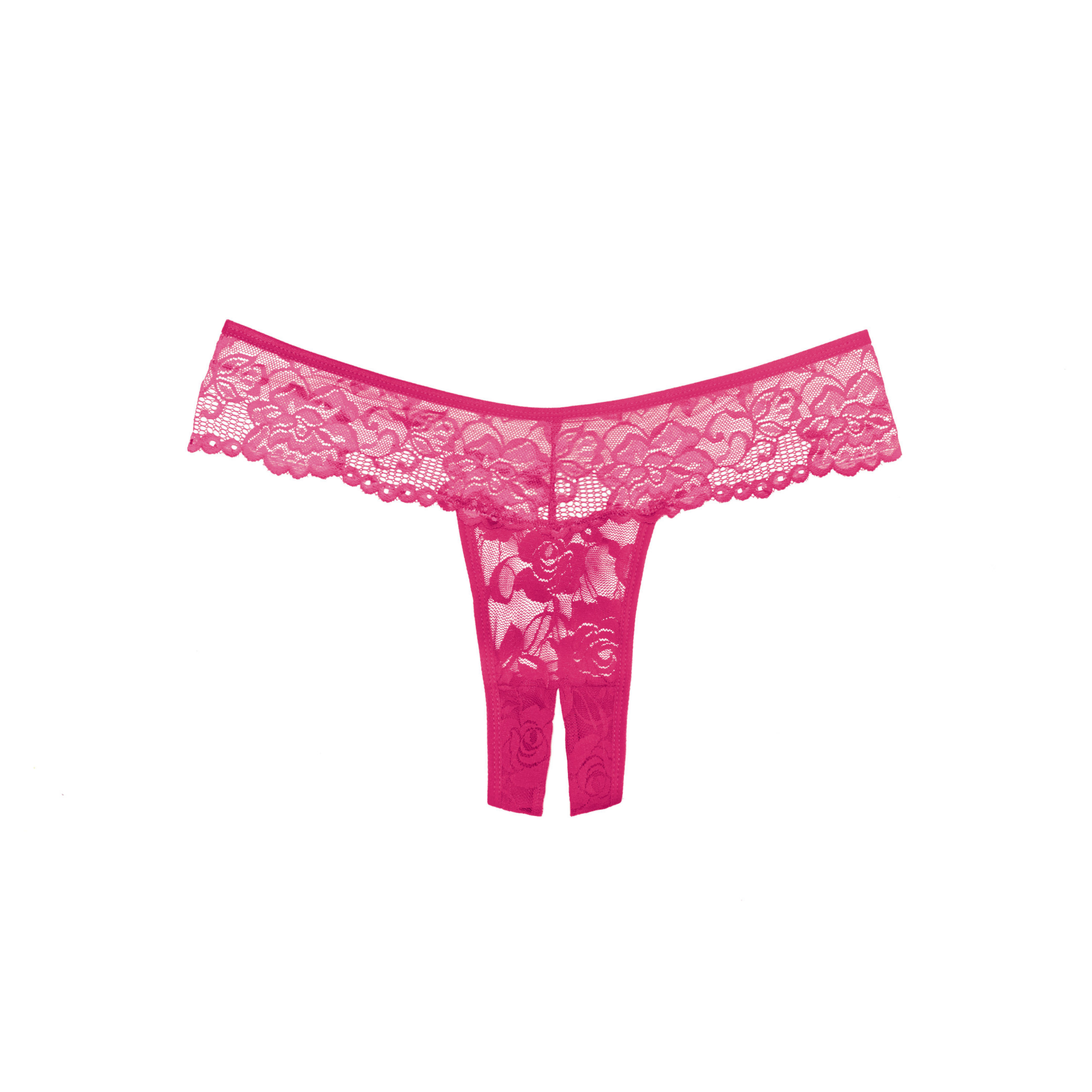 String Adore Chiqui Love en Dentelle Ouvert à l’Entrejambe
