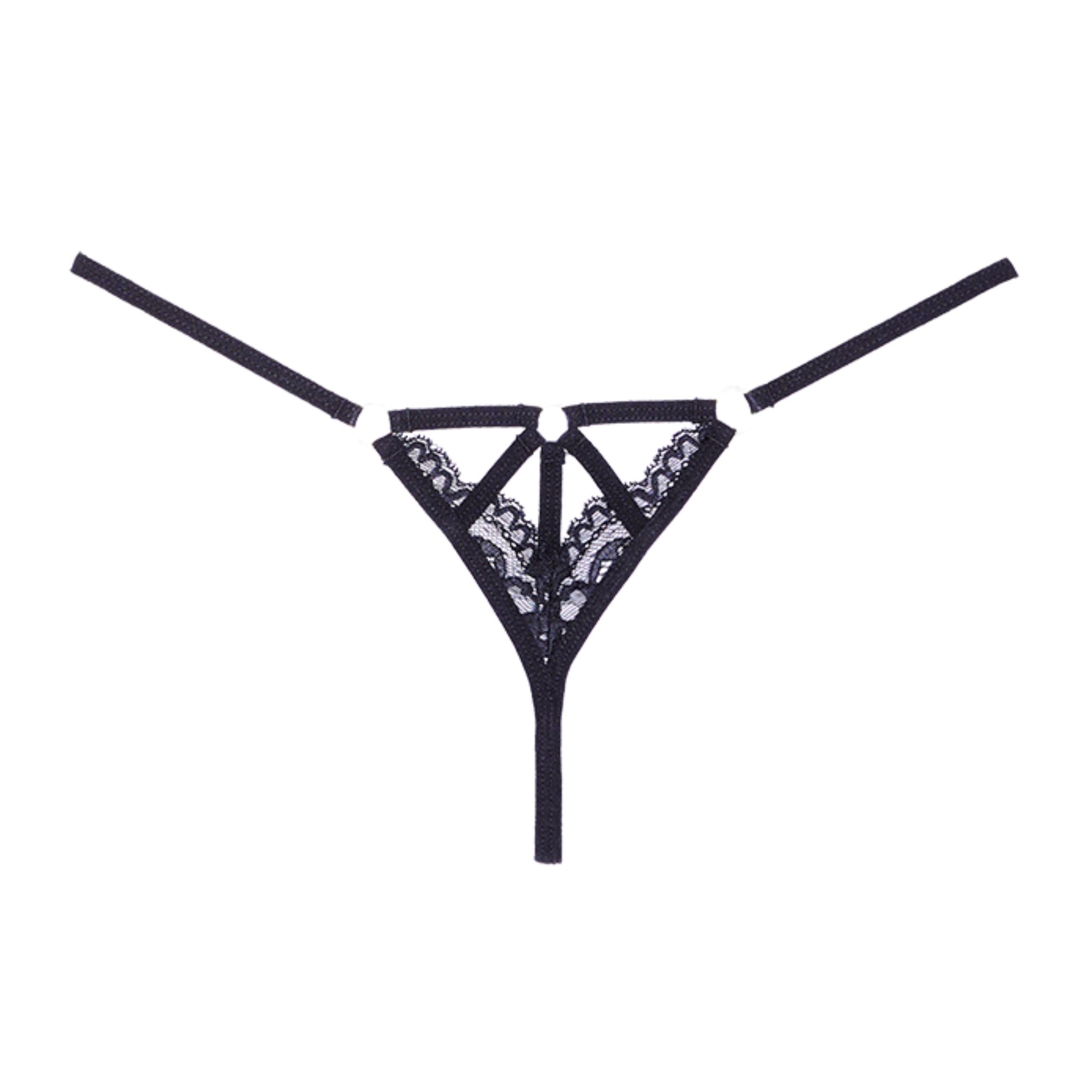 Do Not Disturb Lace Thong