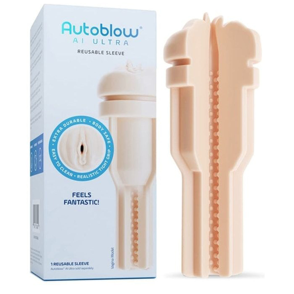 Autoblow AI Ultra Vagina Sleeve - Beige