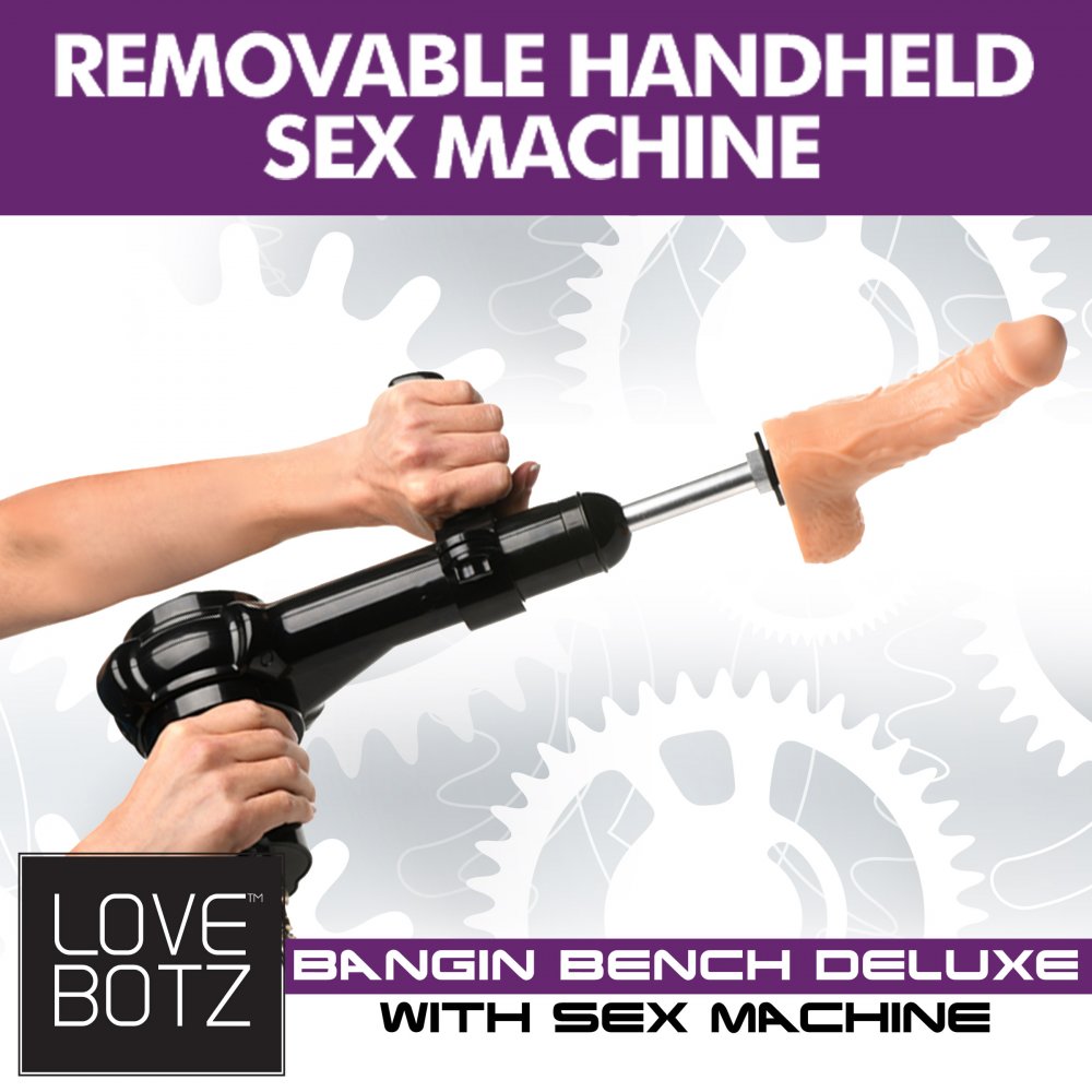 Banc de luxe Bangin' avec machine sexuelle LoveBotz