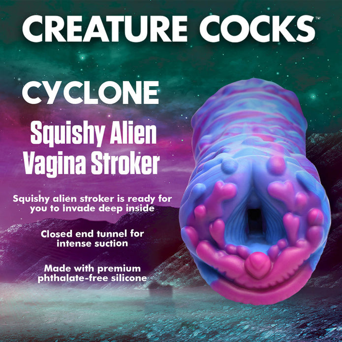 Cyclone Squishy Alien Creature Vagina Stroker - Thorn & Feather