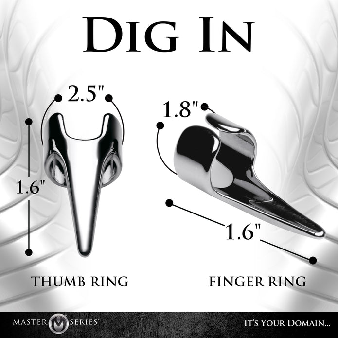 Lot de 5 anneaux Sensation Play à griffes