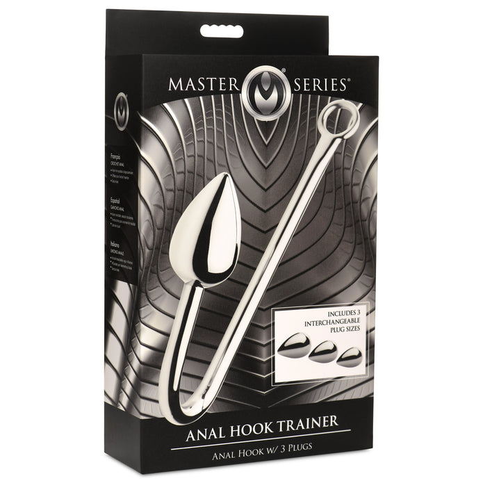 Anal Hook Trainer Anal Hook W/ 3 Plugs - Thorn & Feather
