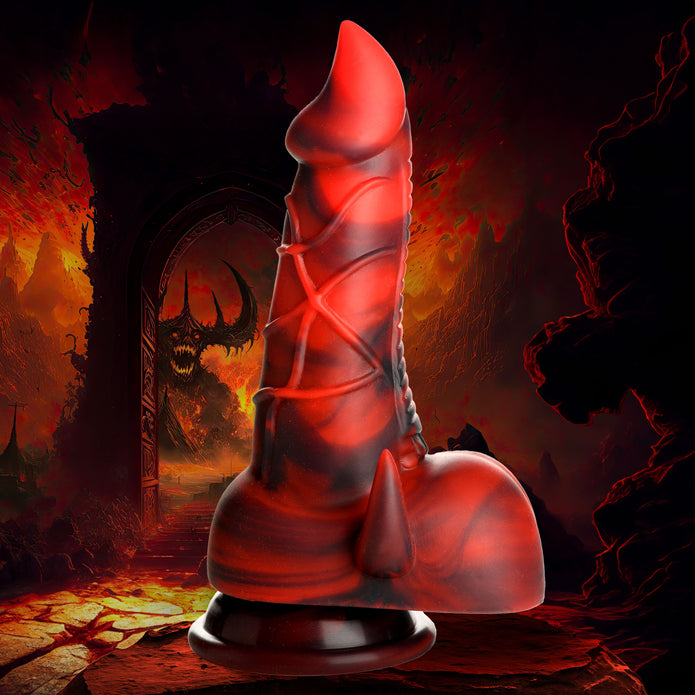 Horny Devil Demon Silicone Creature Dildo - Thorn & Feather