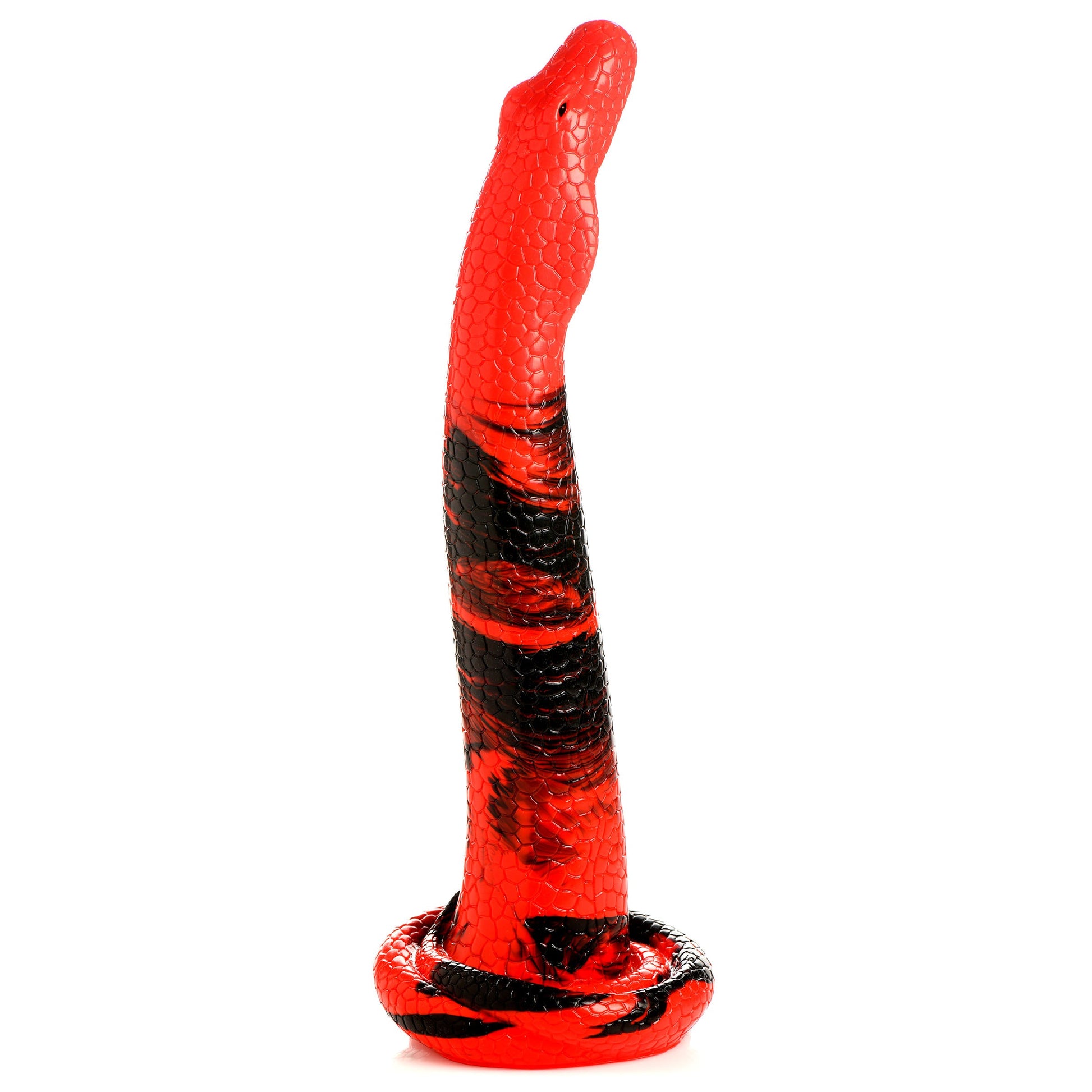 King Cobra Large 14" Long Silicone Creature Dildo - Thorn & Feather