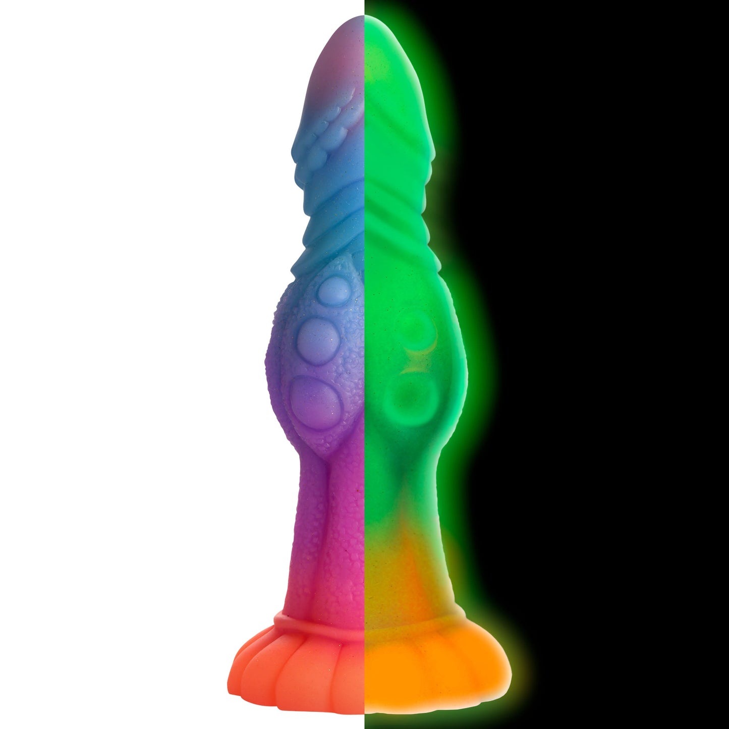 Galactic Alien Glow-in-the-Dark Silicone Creature Dildo - Thorn & Feather