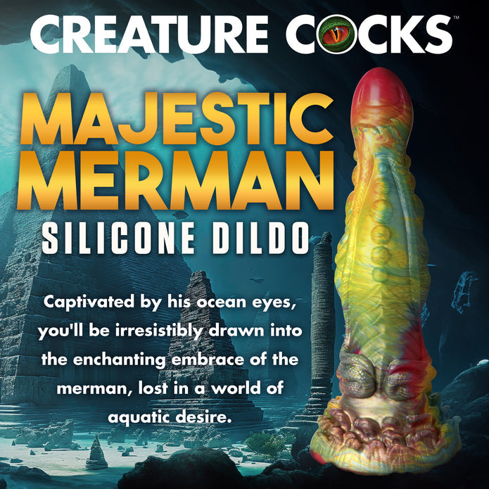 Gode ​​créature en silicone Majestic Merman 