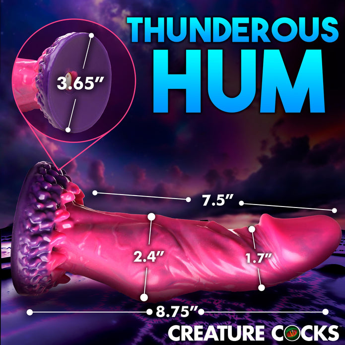Xenox Vibrating Silicone Dildo With R/C
