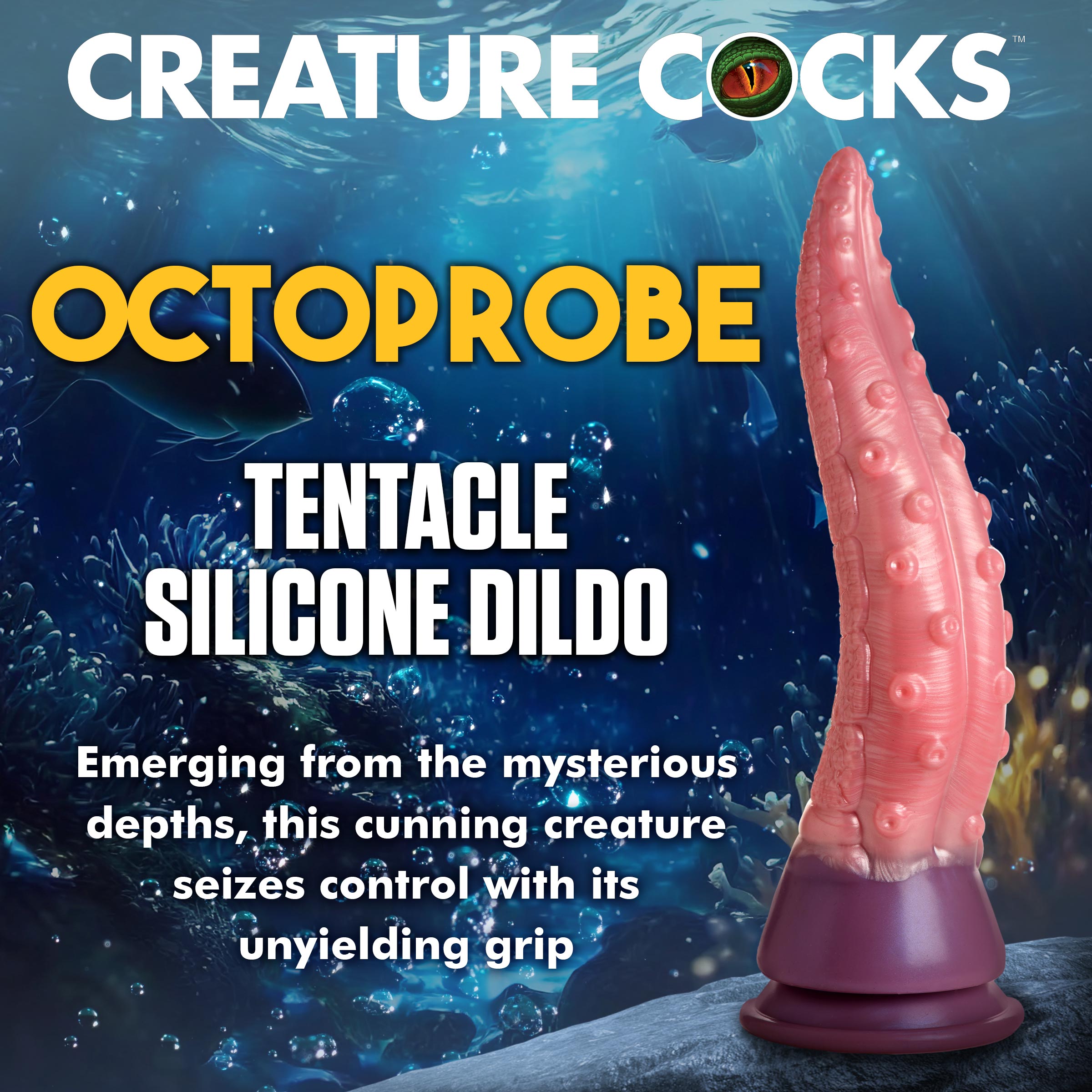 Octoprobe Tentacle Silicone Creature Dildo