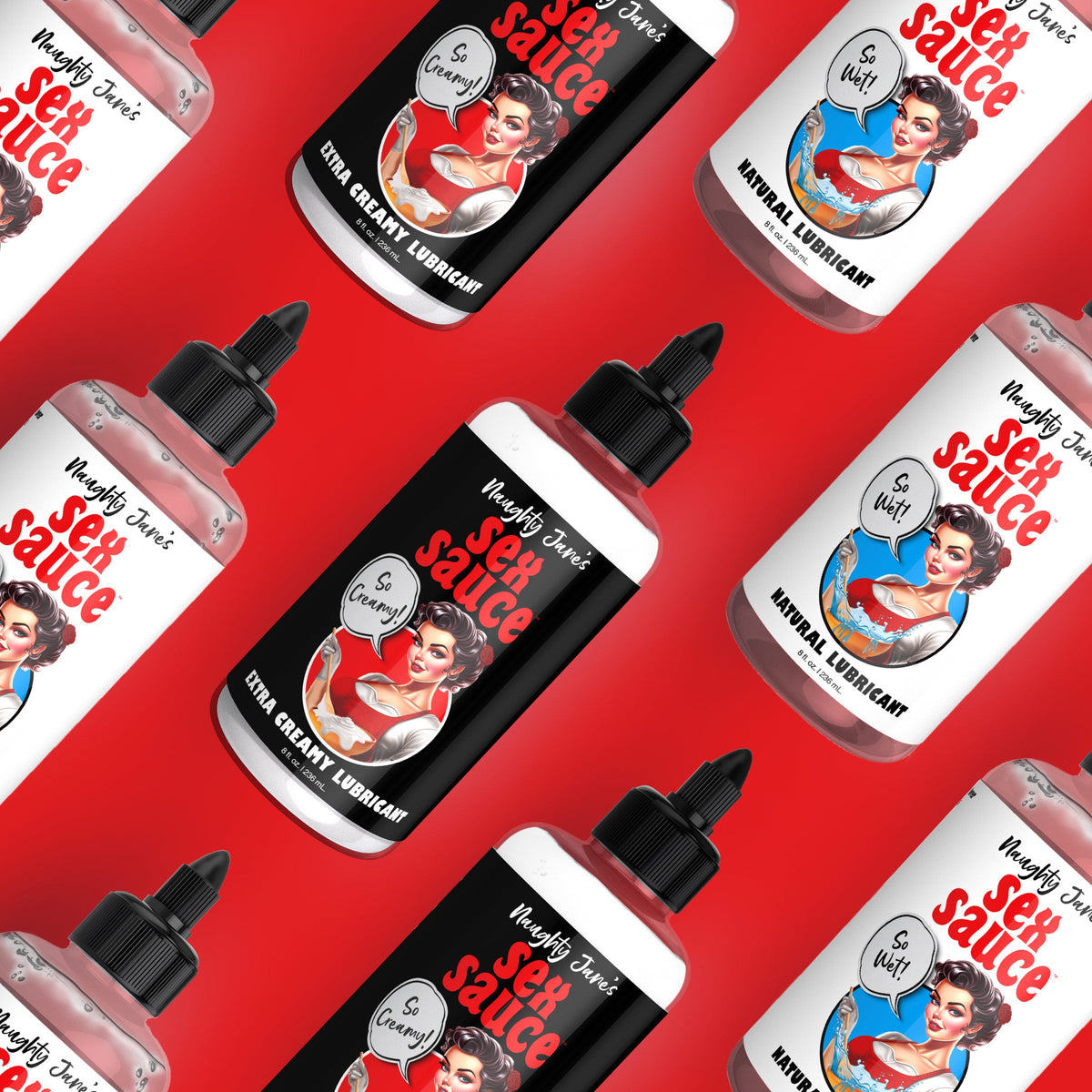 Lubrifiant parfumé Fuck Sauce Cum - 4 once liquide onces.