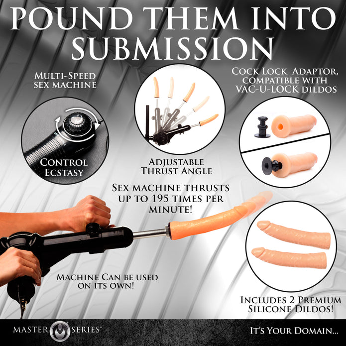 Tour d'orgasme forcé Ultimate Enforcer avec machine sexuelle