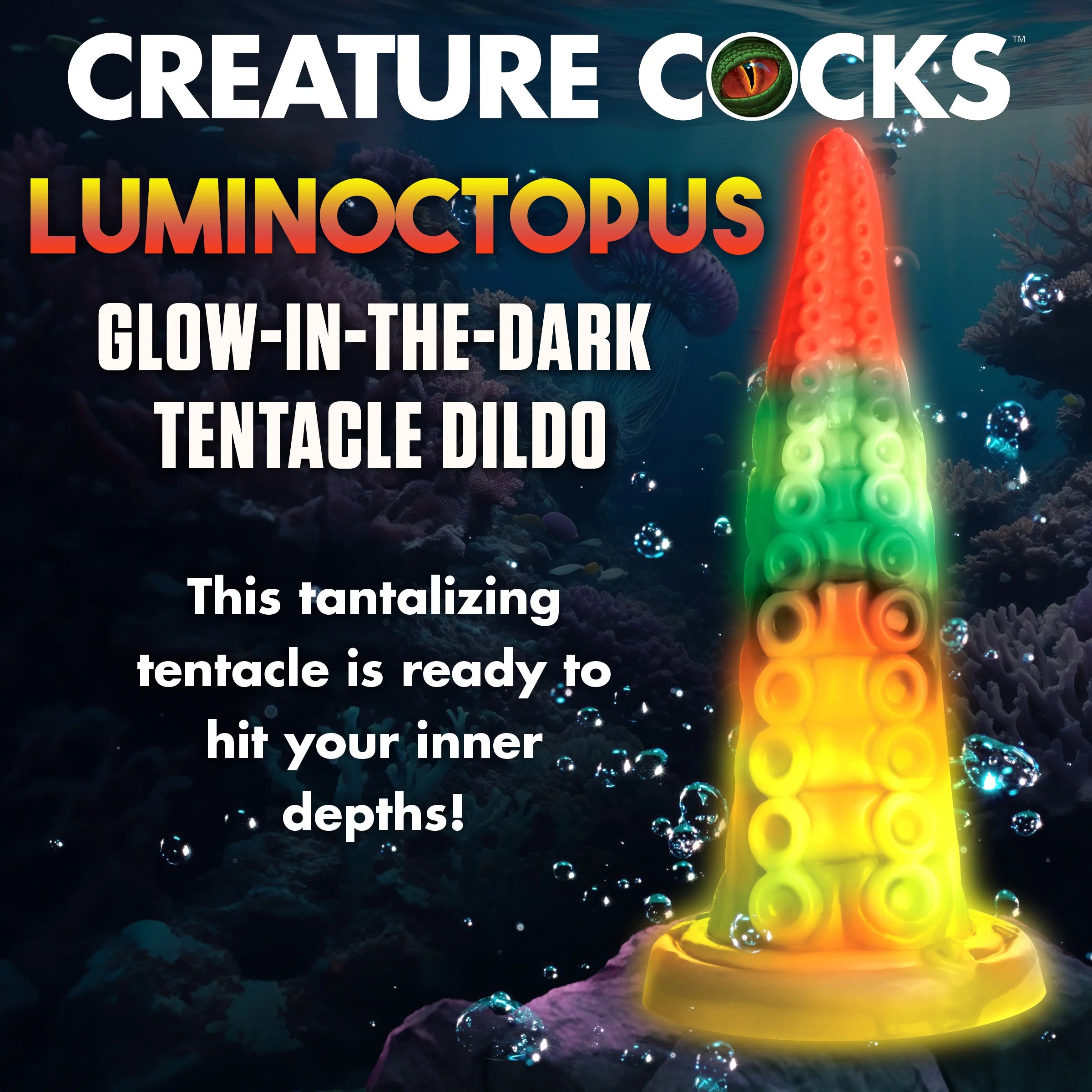 Godemiché tentaculaire phosphorescent Luminoctopus