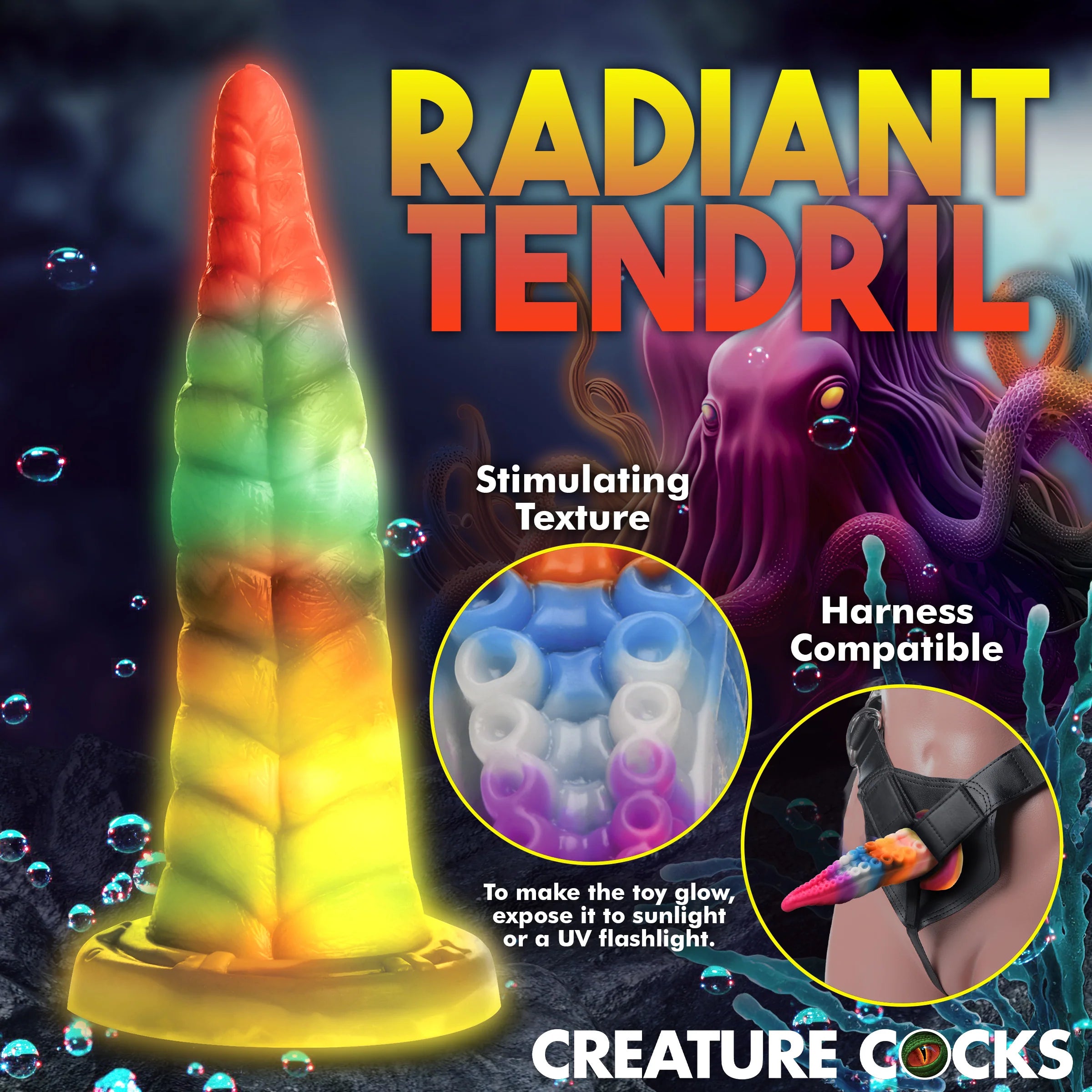 Godemiché tentaculaire phosphorescent Luminoctopus