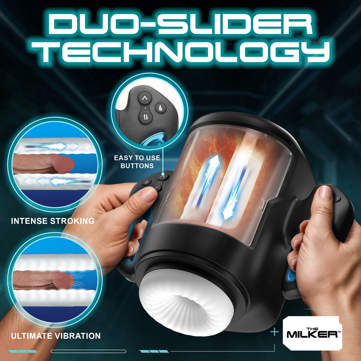 Masturbateur masculin à poussée Lovense Solace 