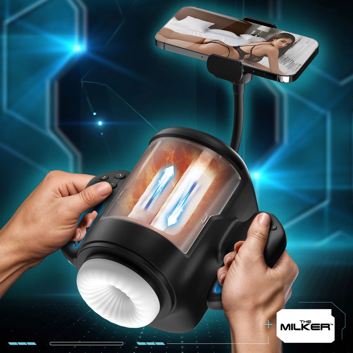 Masturbateur masculin à poussée Lovense Solace 