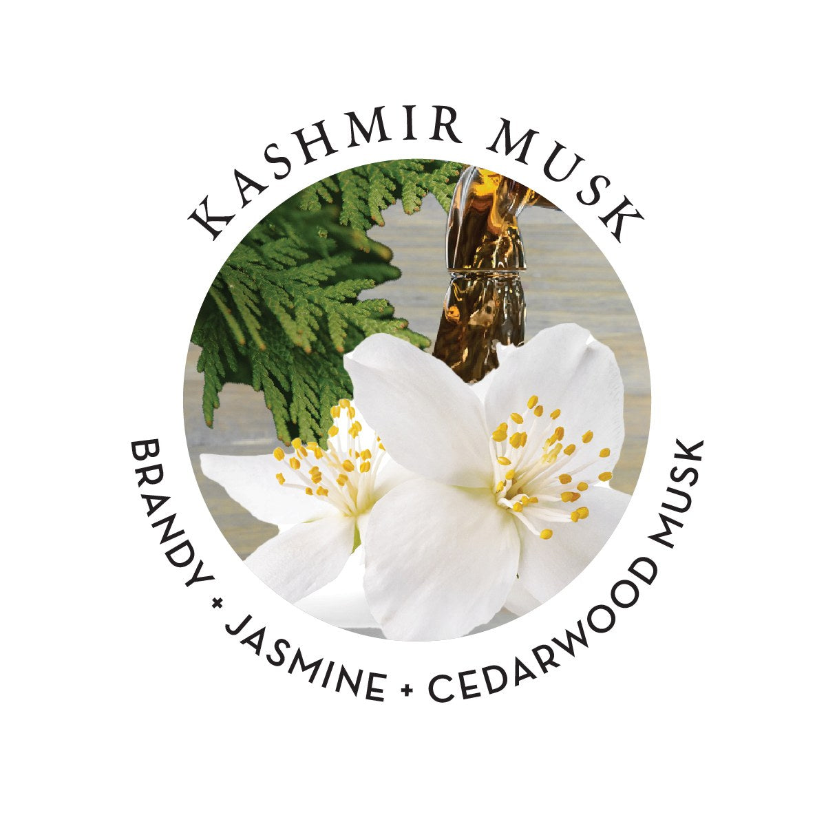 Earthly Body Hemp Seed Massage Oil - Kashmir Musk, 8oz/237ml
