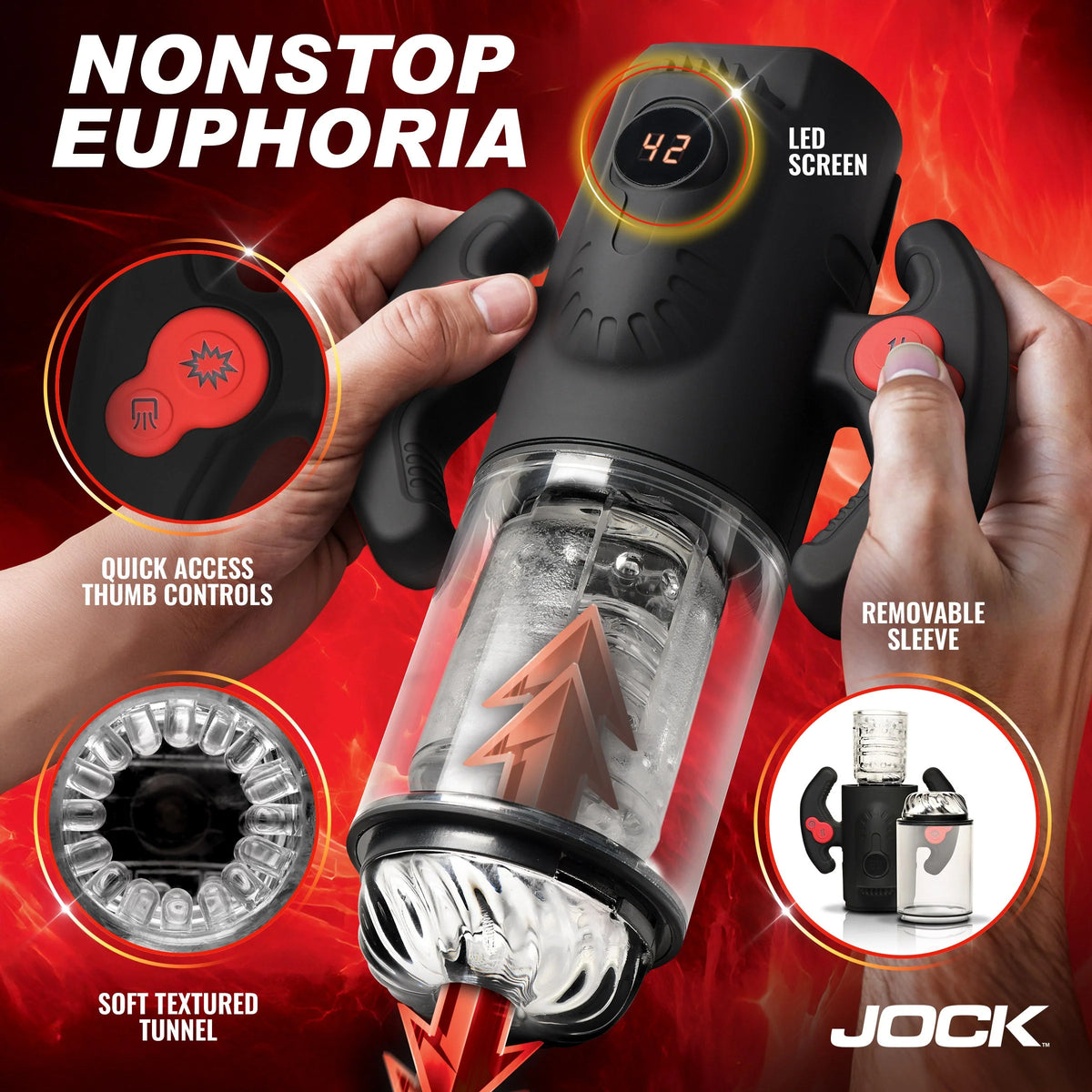 Masturbateur masculin à poussée Lovense Solace 