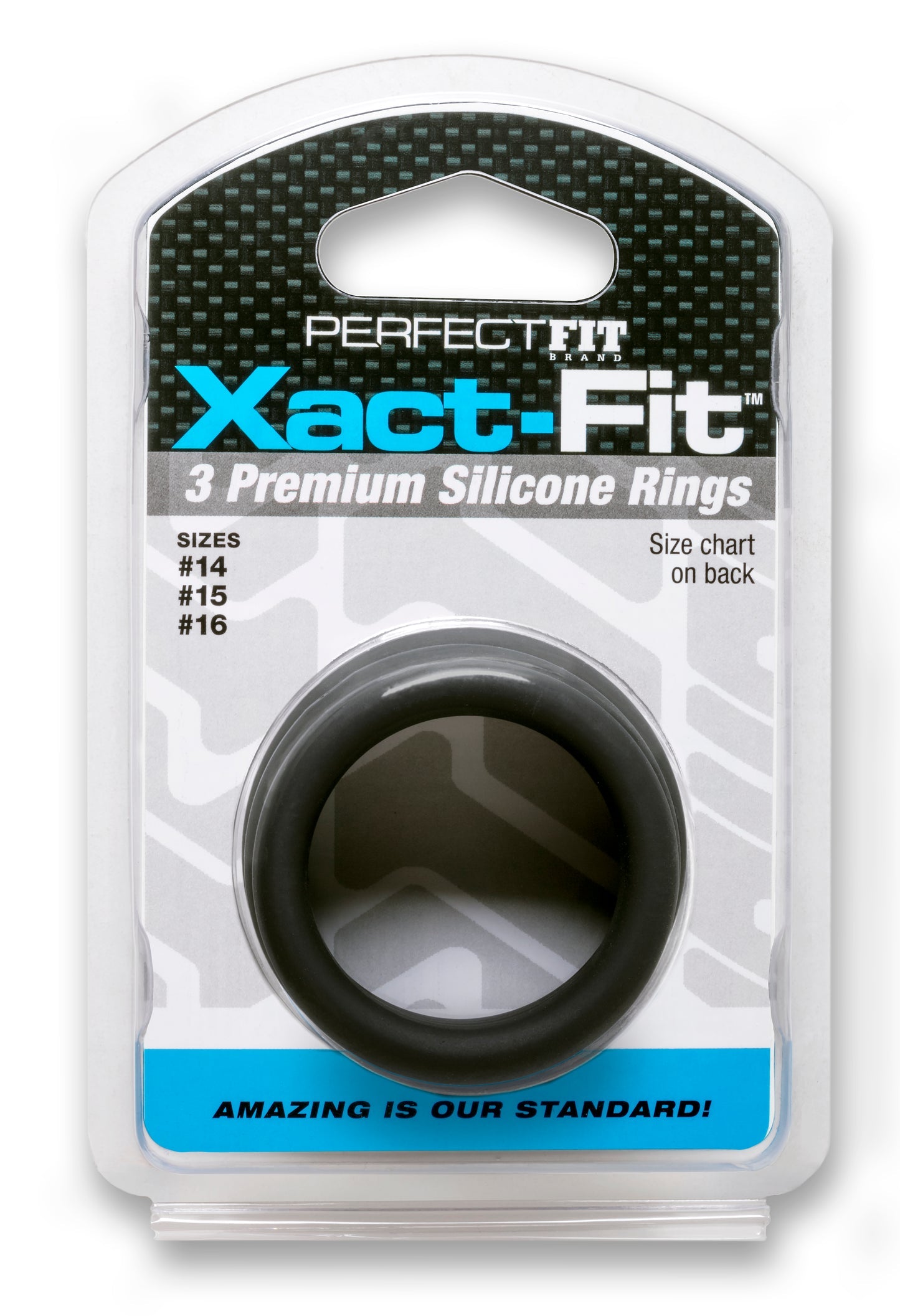 Xact-Fit Silicone Rings - #14, #15, #16