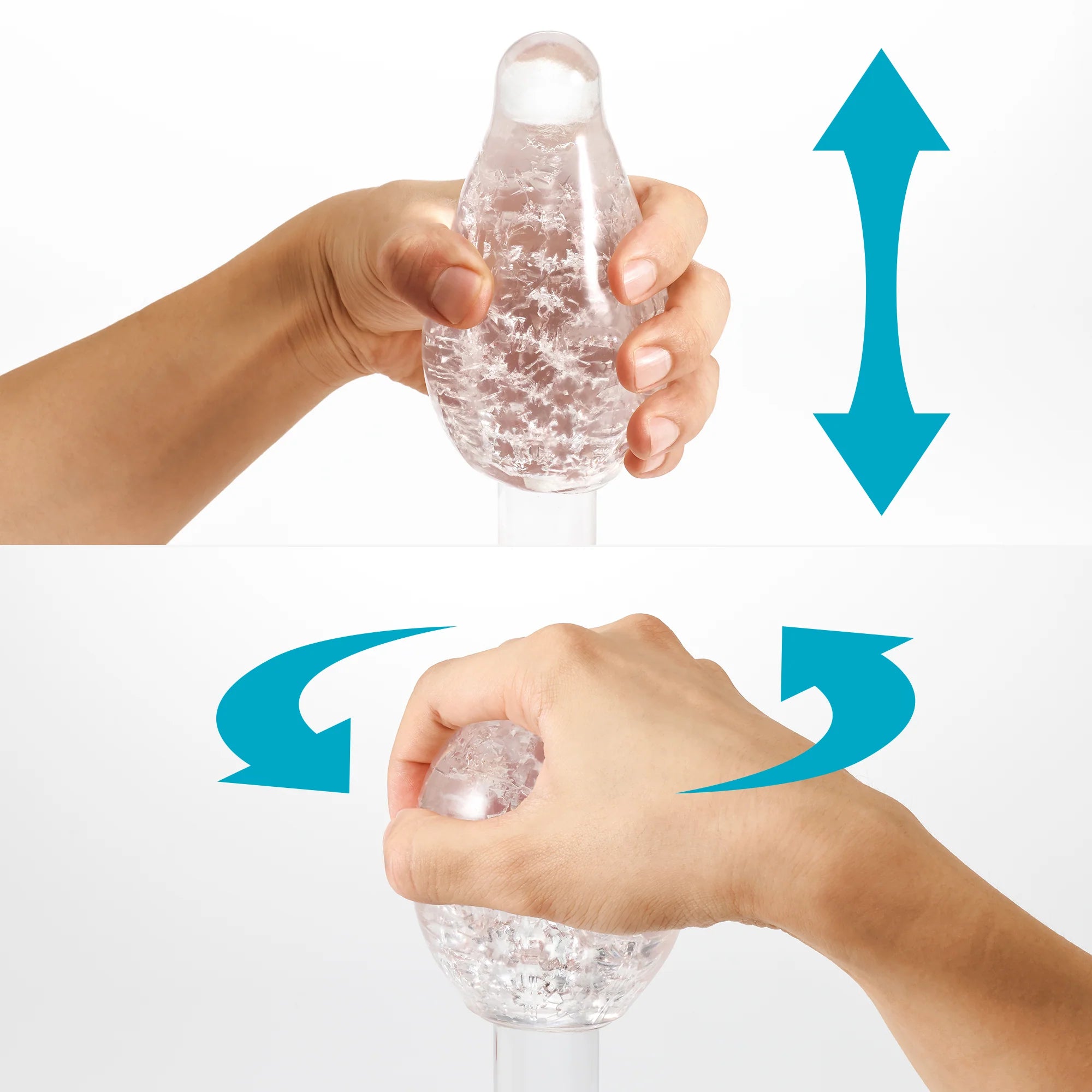 Stroker de poche texturé Tenga GEO - Aqua 