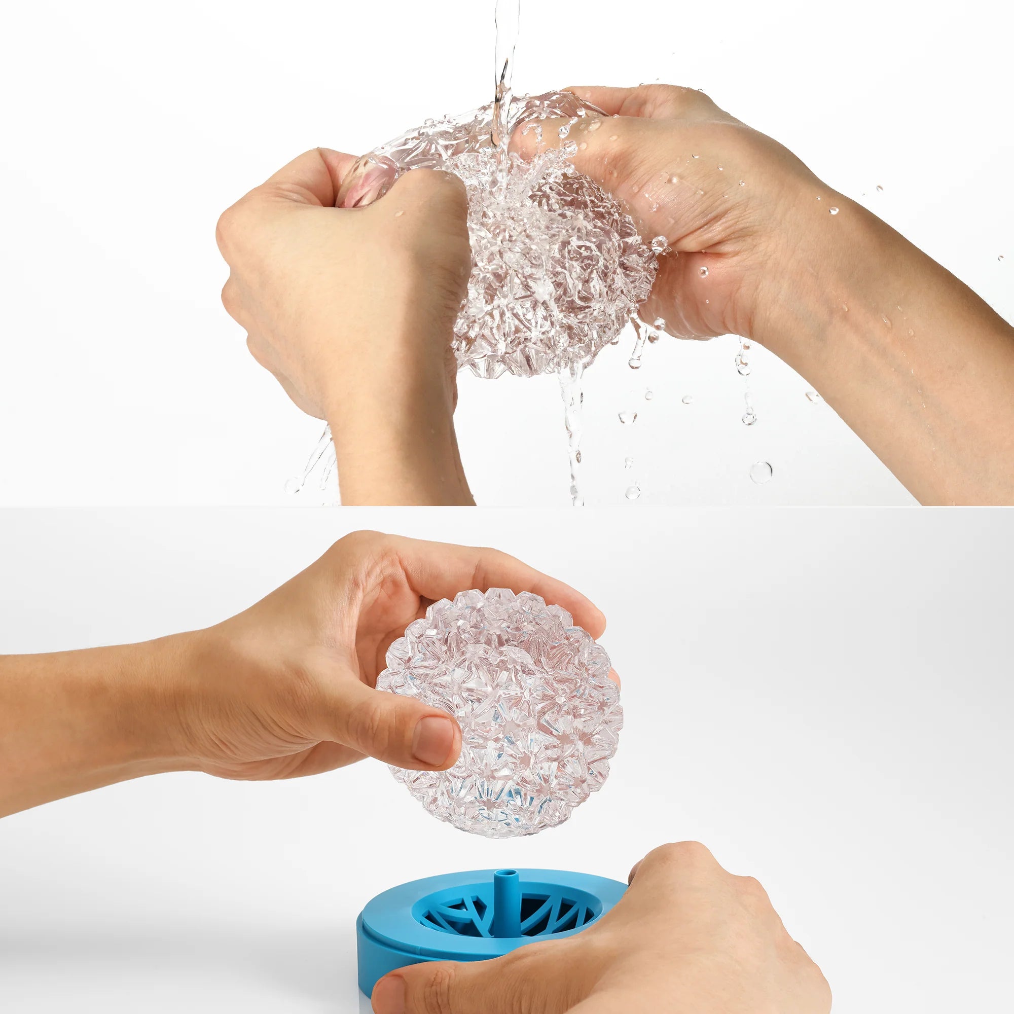 Stroker de poche texturé Tenga GEO - Aqua 